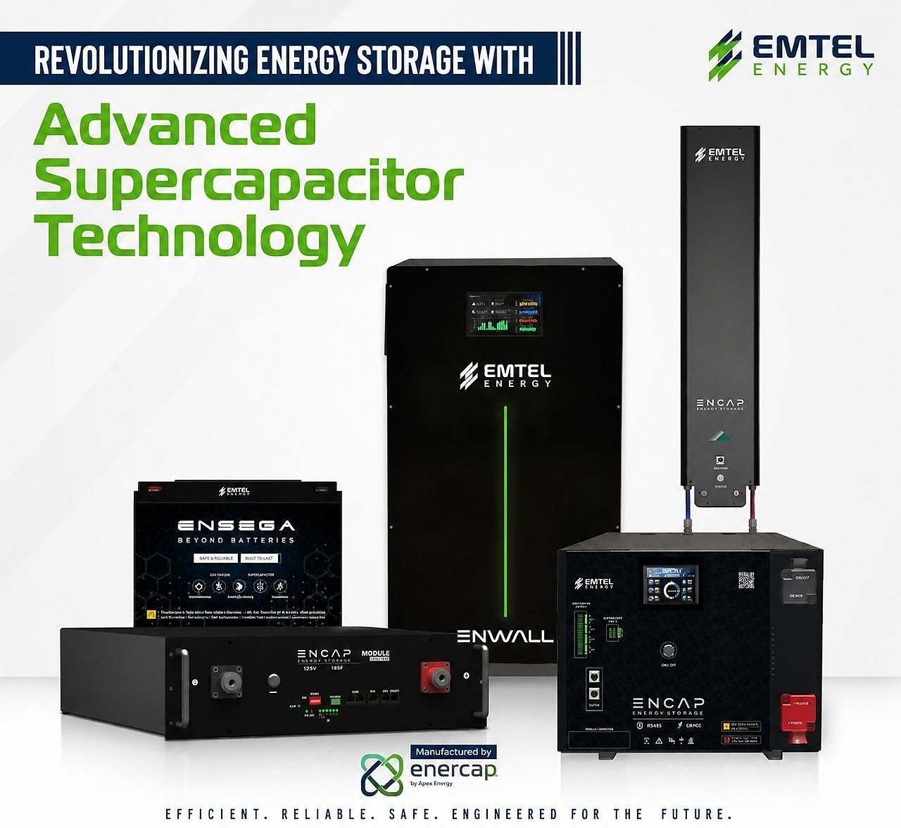 EMTEL Energy advanced supercapacitor technology products