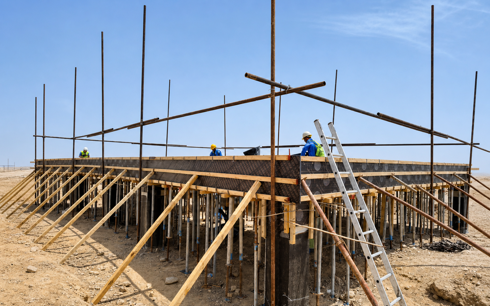Solar project civil works