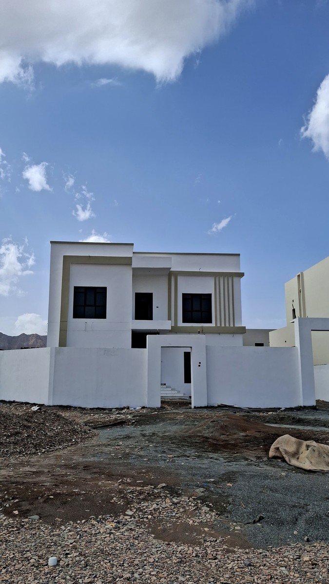 Modern villa construction project